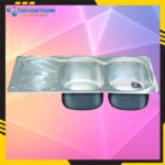 Trọn bộ chậu rửa chén bát inox Đại Thành DX12152 inox không gỉ sét, độ bền cao, ngăn mùi hiệu quả